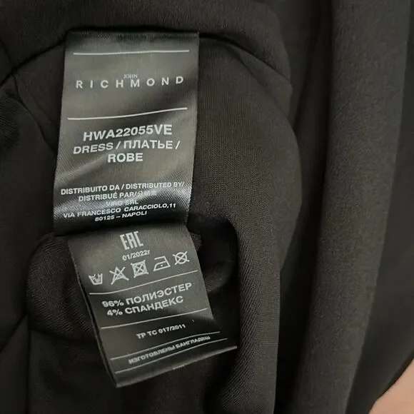 John Richmond Mini Dress size M/L - Picture 14 of 14